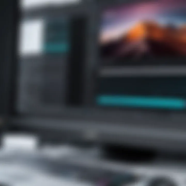 Screenshot of advanced editing software interface