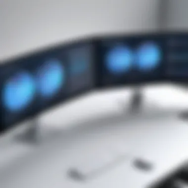 Impact on Productivity with Dual Monitors Infographic on productivity metrics using dual monitors