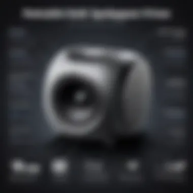 Features Impacting Portable Speaker Prices Infographic illustrating features correlated with speaker prices