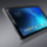 Elegant design of the Samsung Galaxy Tablet showcasing its sleek profile