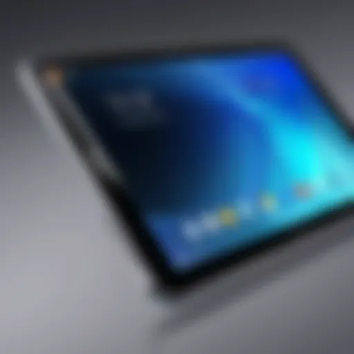 Elegant design of the Samsung Galaxy Tablet showcasing its sleek profile