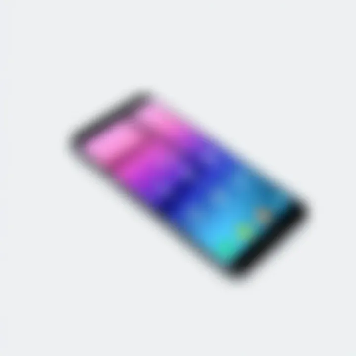 User Interface Experience of the Samsung V20 User interface of the Samsung V20 phone displaying its intuitive features