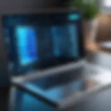 A laptop displaying a mirrored phone screen