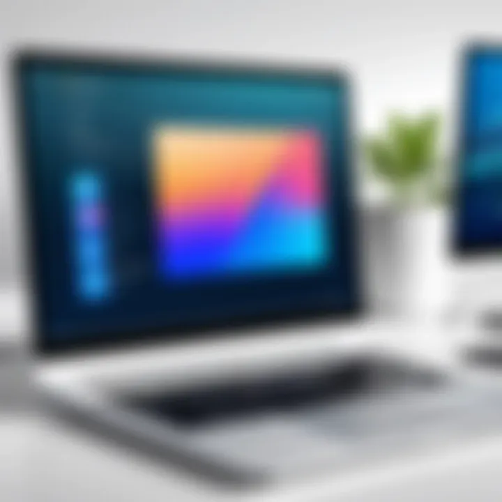 Software interface for screen sharing