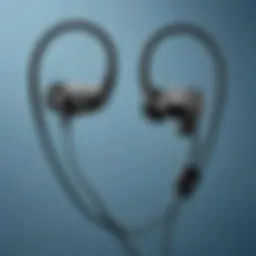 Sennheiser Bluetooth earphones showcasing sleek design