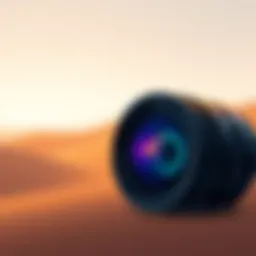 Detailed view of the Sigma Art 35 Lens showcasing its advanced design