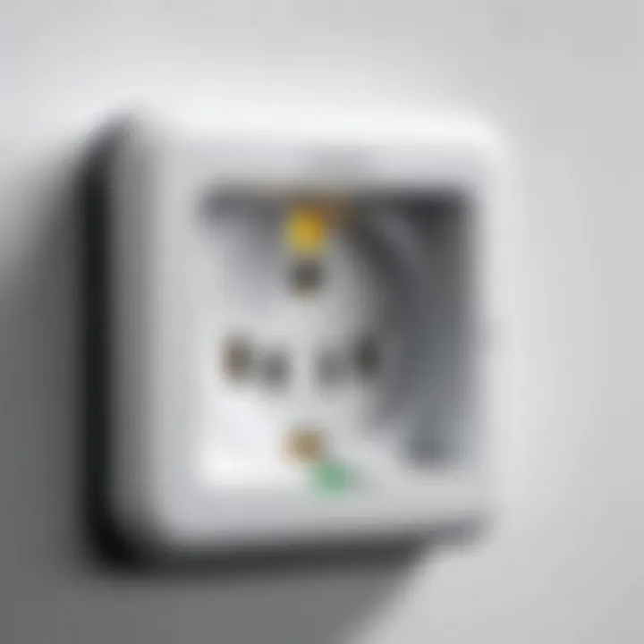 Diagram illustrating energy consumption efficiency of smart sockets