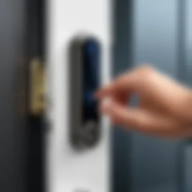 Smartkey door lock showcasing advanced security technology