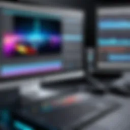 High-resolution video editing interface showcasing advanced tools