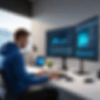 Exploring Recovery Tools User exploring file recovery software