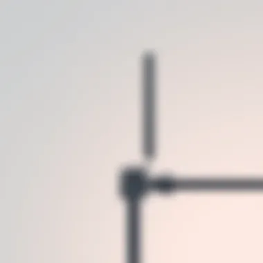 Close-up view of a sleek, modern TV antenna design