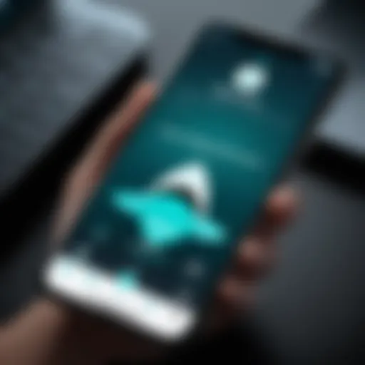 User-friendly interface of Surfshark VPN on iOS