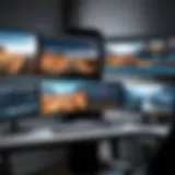 A screenshot showcasing a professional game recording setup with multiple screens and software tools