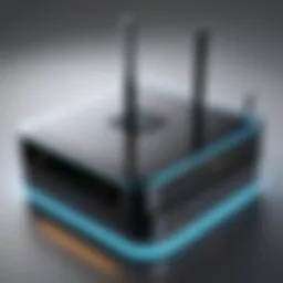 Personal router setup showcasing advanced features