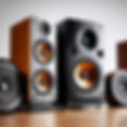 High-fidelity speakers showcasing audio excellence