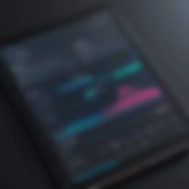 Voice recording features highlighted on a tablet screen