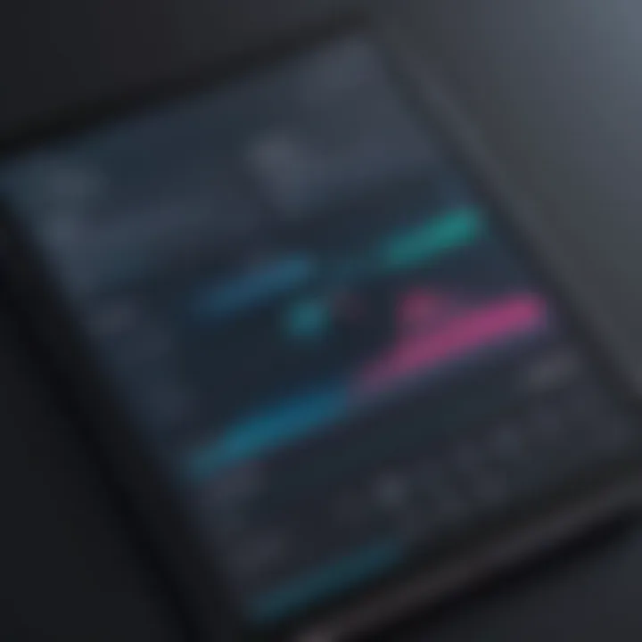 Voice recording features highlighted on a tablet screen