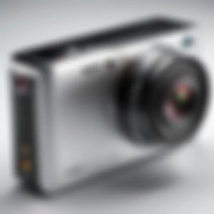 Modern WiFi-enabled camera showcasing its sleek design and features