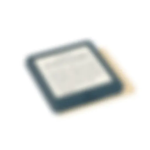 A vintage ereader showcasing its simple design and functionality.