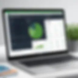 Illustration depicting QuickBooks Online Payroll dashboard