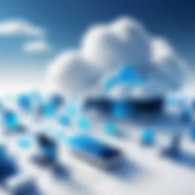 Cloud Computing Architecture Overview Visual representation of cloud computing architecture