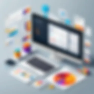 Integration of Design Tools in Practice Infographic on integrating design tools into professional practice