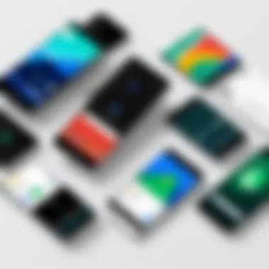 Smartphones Compatible with Google Fi Diverse smartphone models showcasing Google Fi compatibility