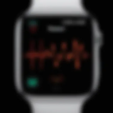 ECG Feature of Apple Watch Detailed view of the ECG feature on Apple Watch