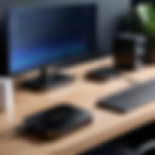 Elgato cable in use for video streaming setup