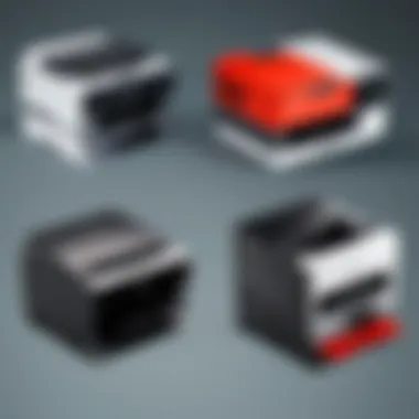 Features Comparison of Budget Printers A side-by-side comparison chart highlighting the features and specifications of different bargain printers
