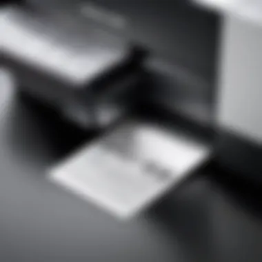Print Quality Demonstration of Affordable Printers A close-up view of a bargain printer in action, producing high-quality prints