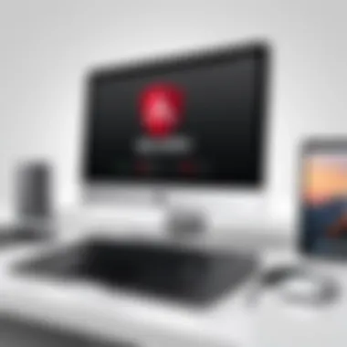 Installation of McAfee on Mac: A Visual Guide Illustration depicting McAfee installation on Mac
