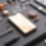 A sleek flagship mobile phone showcasing its premium design