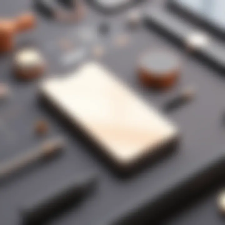 A sleek flagship mobile phone showcasing its premium design