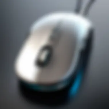 Lightweight Design of Model O Mouse Close-up view of Model O mouse showcasing its lightweight design