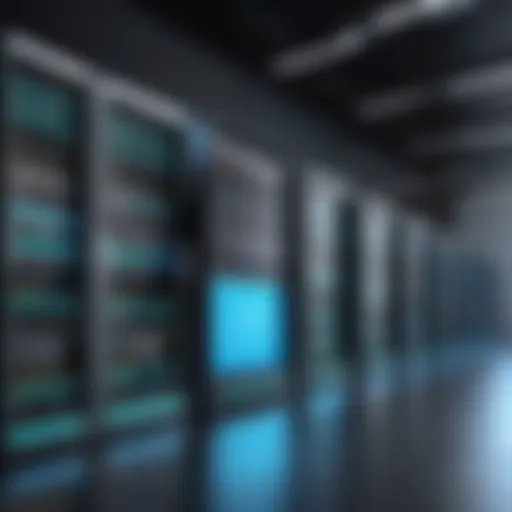 Illustration of different web hosting types