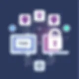 Visual representation of public and private IP addresses
