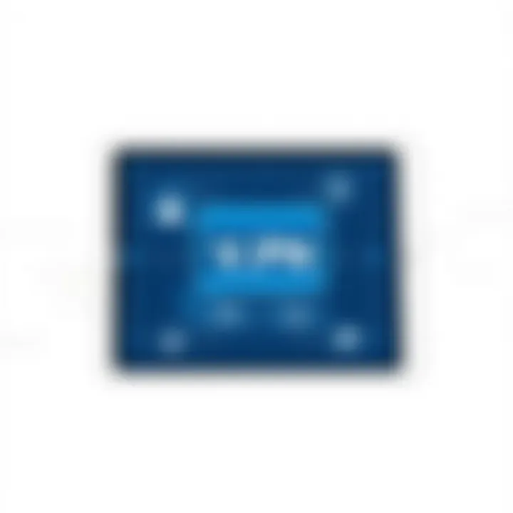 User-friendly VPN interface on iPad Mini VPN interface displayed on iPad Mini screen