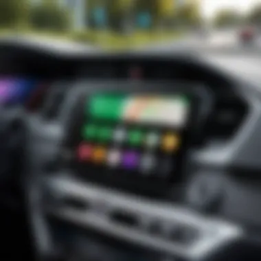 The Future of In-Car Technology: Wireless CarPlay Interface Dashboard showcasing Wireless CarPlay interface
