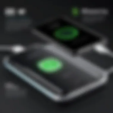 Infographic on the advantages and disadvantages of wireless charging