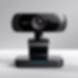 A sleek wireless webcam showcasing advanced technology