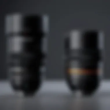 Comparison chart displaying technical specifications of various Z Mount lenses
