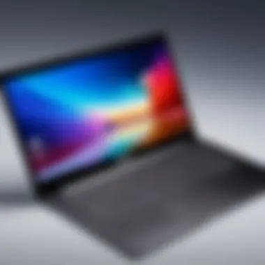 Display of the ASUS Zeenbook with vivid colors and high resolution