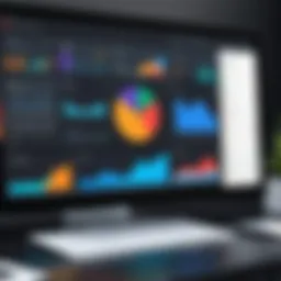 Dashboard showcasing project progress and analytics