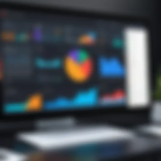 Dashboard showcasing project progress and analytics